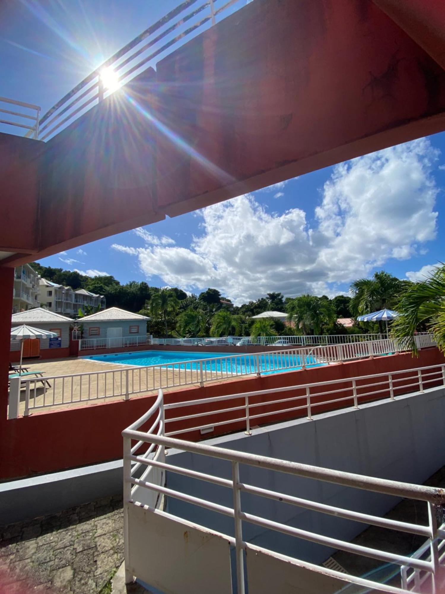 Studio Au Soleil Levant, Avec Piscine La Trinité Kültér fotó